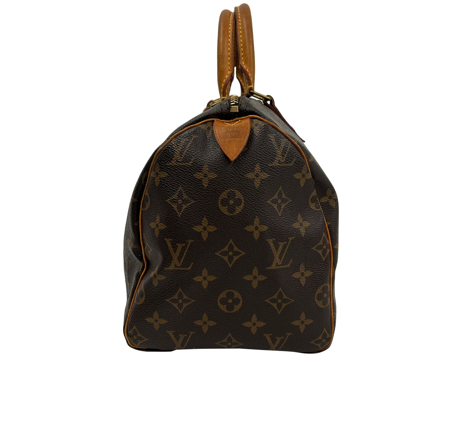 Speedy 30, 495&euro;, Bolso, Marrón, Canvas - General, Vista lateral